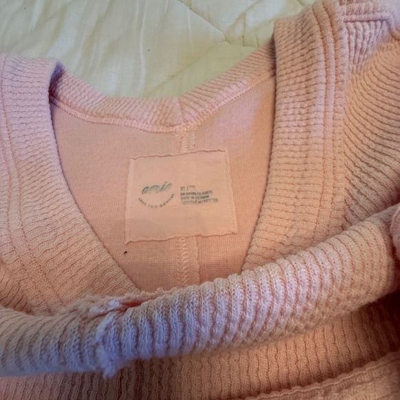 Aerie Wonder V-Neck Sweater/Sweatshirt. Women’s XL. Dream Pink - Picture 5 of 5